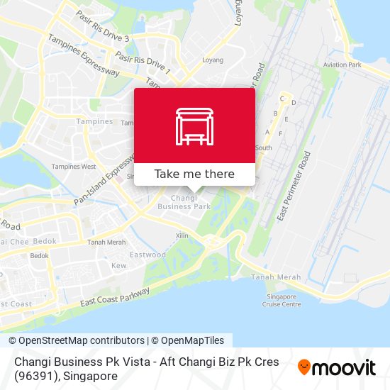 Changi Business Pk Vista - Aft Changi Biz Pk Cres (96391) map