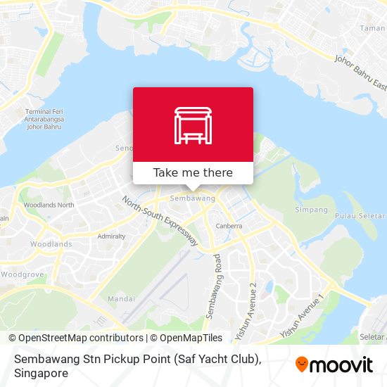 Sembawang Stn Pickup Point (Saf Yacht Club) map