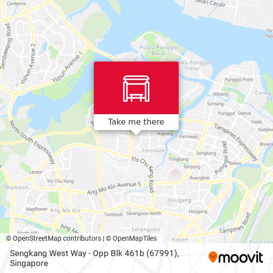 Sengkang West Way - Opp Blk 461b (67991)地图