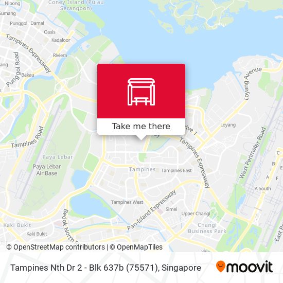 Tampines Nth Dr 2 - Blk 637b (75571) map