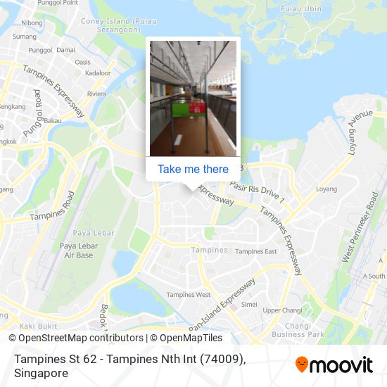 Tampines St 62 - Tampines Nth Int (74009) map