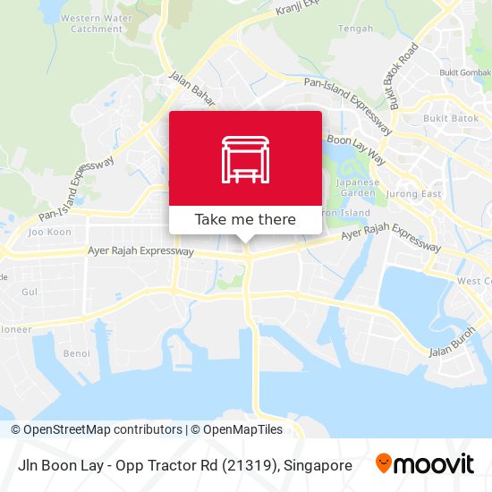 Jln Boon Lay - Opp Tractor Rd (21319) map