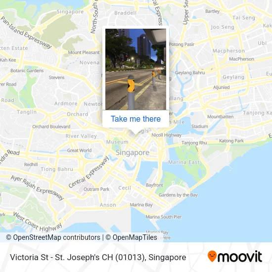 Victoria St - St. Joseph's CH (01013) map