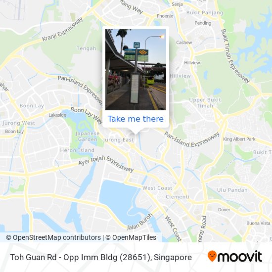 Toh Guan Rd - Opp Imm Bldg (28651) map