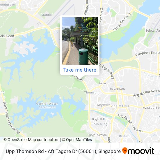 Upp Thomson Rd - Aft Tagore Dr (56061) map
