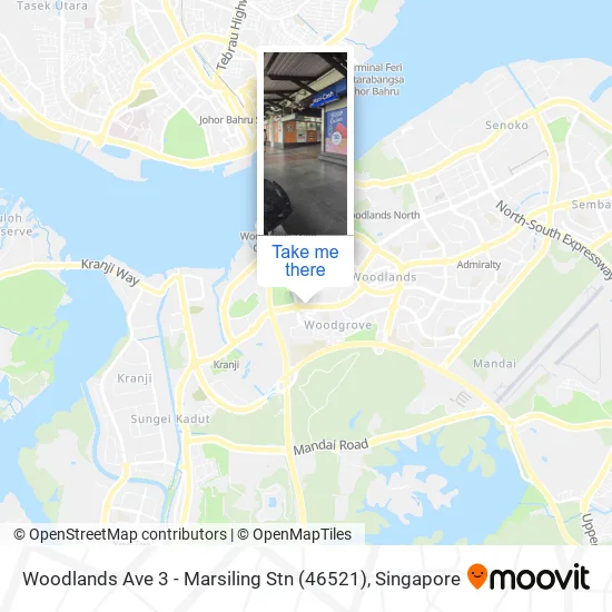 Woodlands Ave 3 - Marsiling Stn (46521)地图
