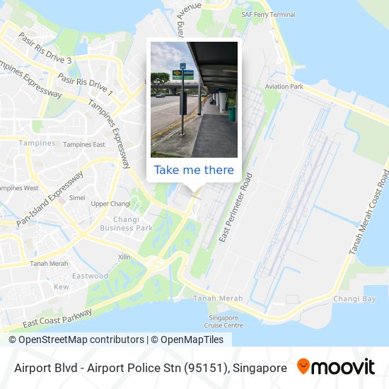 Airport Blvd - Airport Police Stn (95151)地图