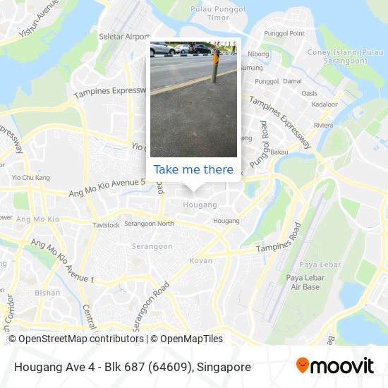 Hougang Ave 4 - Blk 687 (64609) map