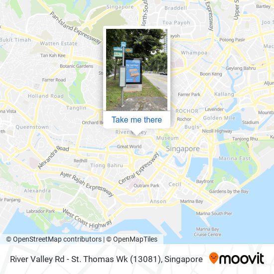 River Valley Rd - St. Thomas Wk (13081)地图