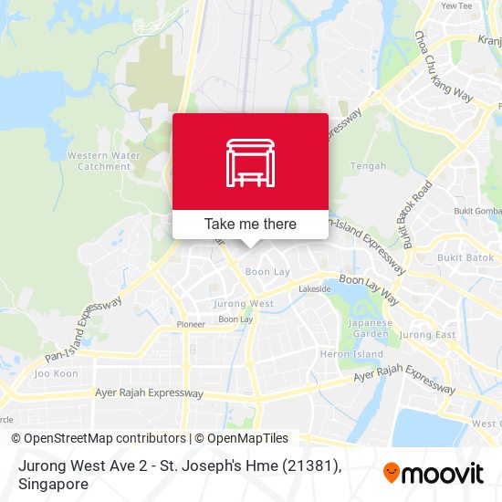 Jurong West Ave 2 - St. Joseph's Hme (21381) map