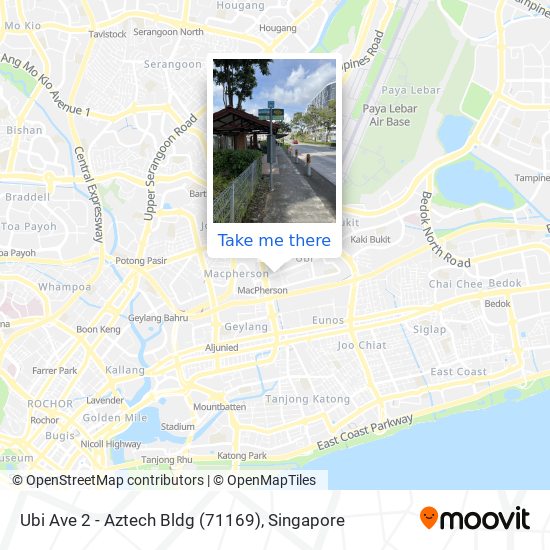Ubi Ave 2 - Aztech Bldg (71169) map