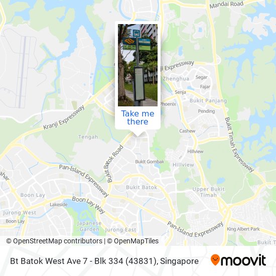 Bt Batok West Ave 7 - Blk 334 (43831)地图