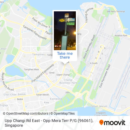 Upp Changi Rd East - Opp Mera Terr P / G (96061)地图