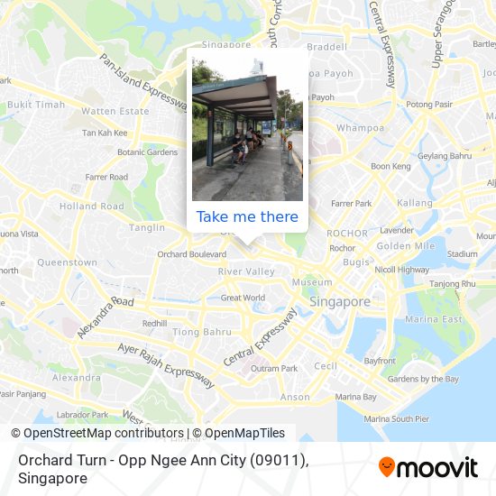Orchard Turn - Opp Ngee Ann City (09011) map