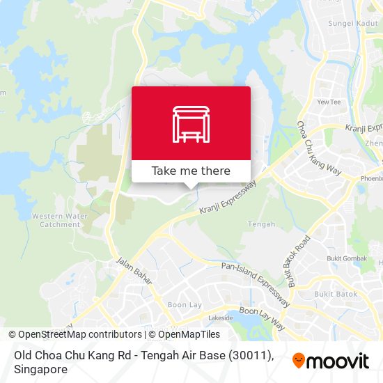 Old Choa Chu Kang Rd - Tengah Air Base (30011) map
