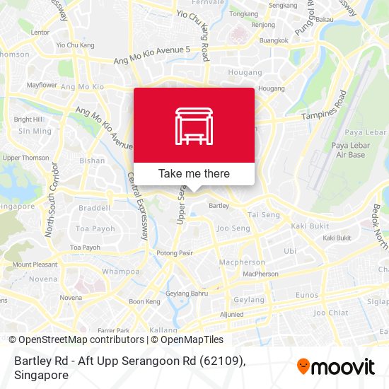 Bartley Rd - Aft Upp Serangoon Rd (62109)地图