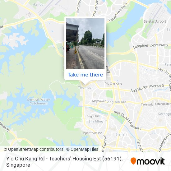 Yio Chu Kang Rd - Teachers' Housing Est (56191) map