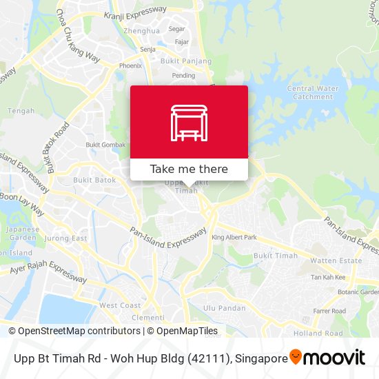 Upp Bt Timah Rd - Woh Hup Bldg (42111)地图