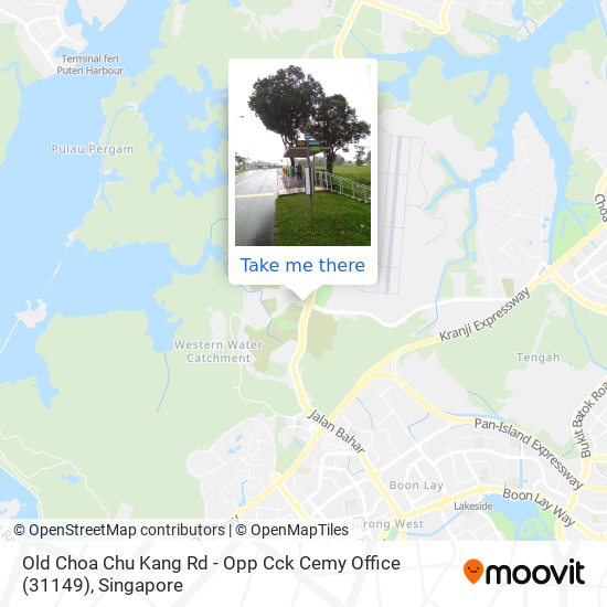 Old Choa Chu Kang Rd - Opp Cck Cemy Office (31149) map