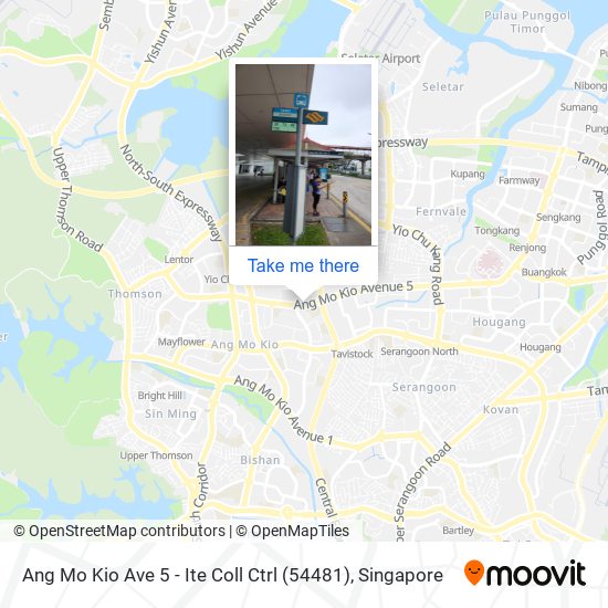 Ang Mo Kio Ave 5 - Ite Coll Ctrl (54481) map