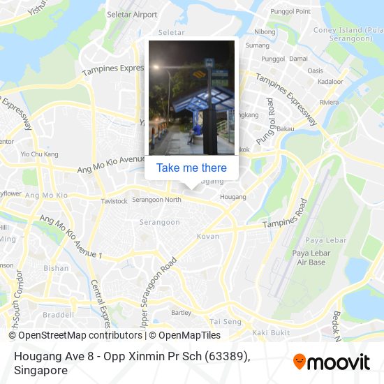 Hougang Ave 8 - Opp Xinmin Pr Sch (63389)地图