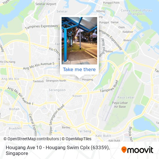 Hougang Ave 10 - Hougang Swim Cplx (63359) map