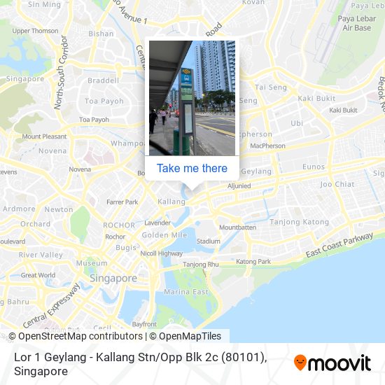 Lor 1 Geylang - Kallang Stn / Opp Blk 2c (80101)地图