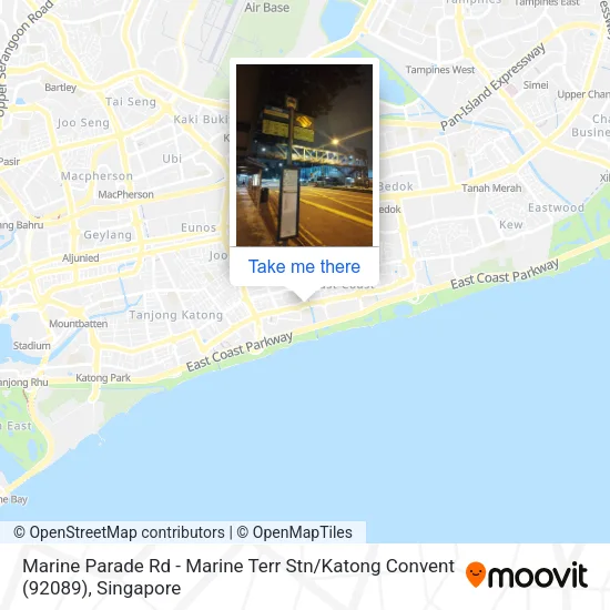Marine Parade Rd - Marine Terr Stn / Katong Convent (92089)地图