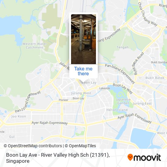 Boon Lay Ave - River Valley High Sch (21391) map