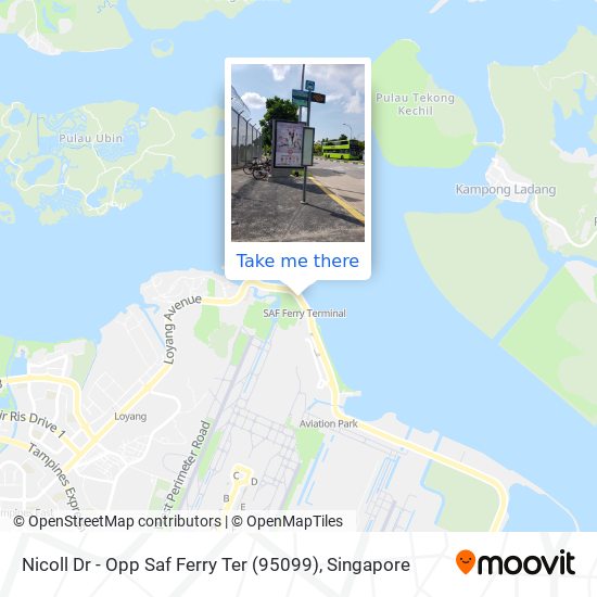 Nicoll Dr - Opp Saf Ferry Ter (95099) map