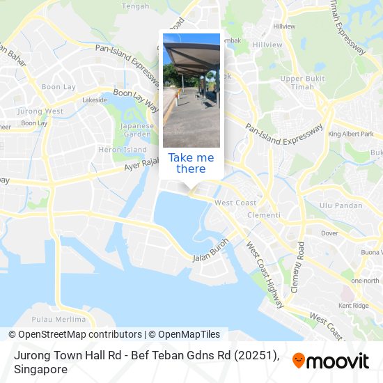 Jurong Town Hall Rd - Bef Teban Gdns Rd (20251) map