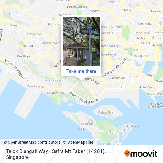 Telok Blangah Way - Safra Mt Faber (14281) map
