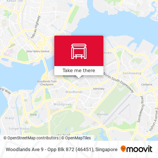 Woodlands Ave 9 - Opp Blk 872 (46451) map
