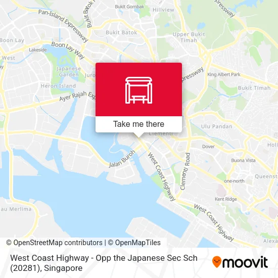 West Coast Highway - Opp the Japanese Sec Sch (20281)地图