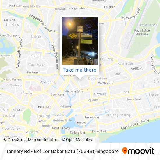 Tannery Rd - Bef Lor Bakar Batu (70349) map