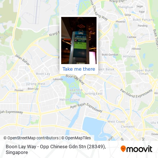 Boon Lay Way - Opp Chinese Gdn Stn (28349) map