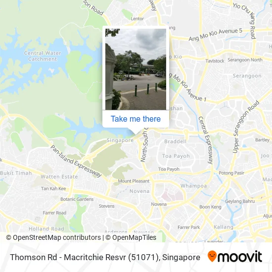 Thomson Rd - Macritchie Resvr (51071)地图