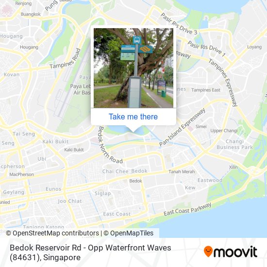 Bedok Reservoir Rd - Opp Waterfront Waves (84631)地图
