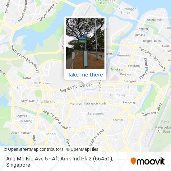 Ang Mo Kio Ave 5 - Aft Amk Ind Pk 2 (66451)地图