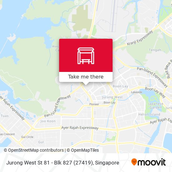Jurong West St 81 - Blk 827 (27419)地图