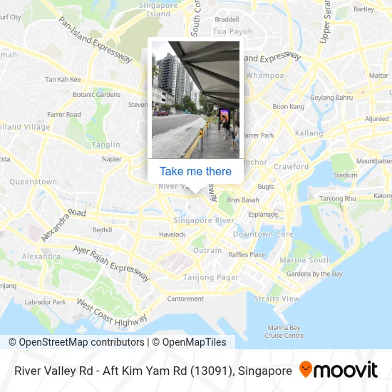 River Valley Rd - Aft Kim Yam Rd (13091) stop - Routes, Schedules
