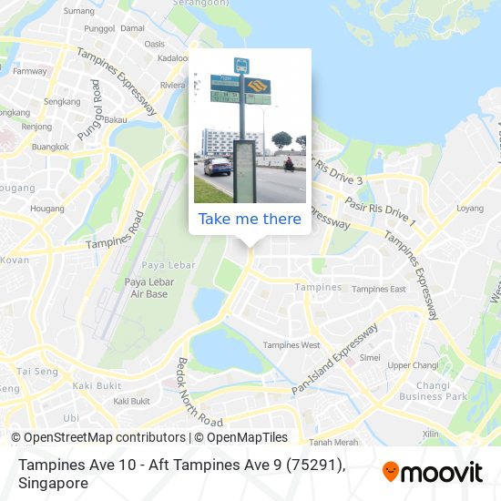 Tampines Ave 10 - Aft Tampines Ave 9 (75291) map