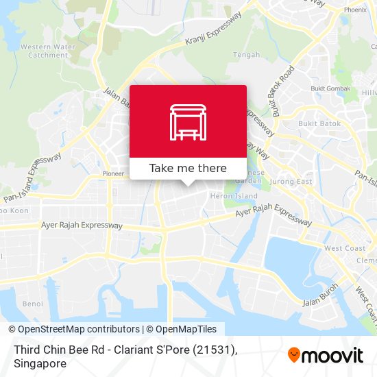 Third Chin Bee Rd - Clariant S'Pore (21531) map
