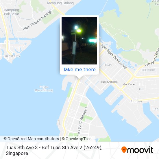 Tuas Sth Ave 3 - Bef Tuas Sth Ave 2 (26249) map