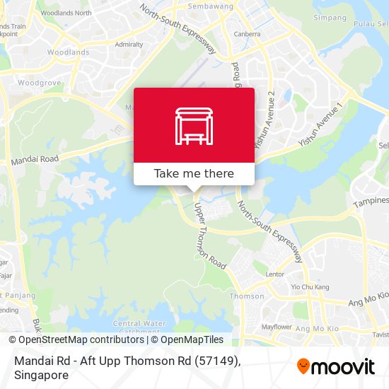 Mandai Rd - Aft Upp Thomson Rd (57149) map