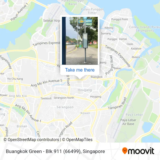 Buangkok Green - Blk 911 (66499)地图