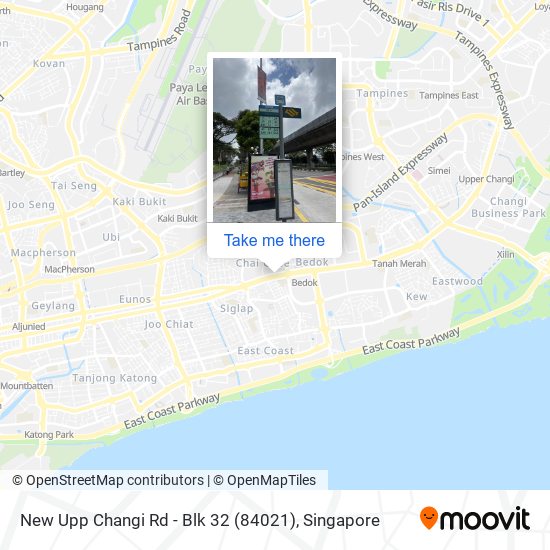 New Upp Changi Rd - Blk 32 (84021) map