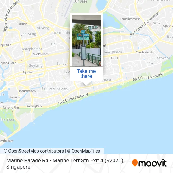 Marine Parade Rd - Marine Terr Stn Exit 4 (92071)地图