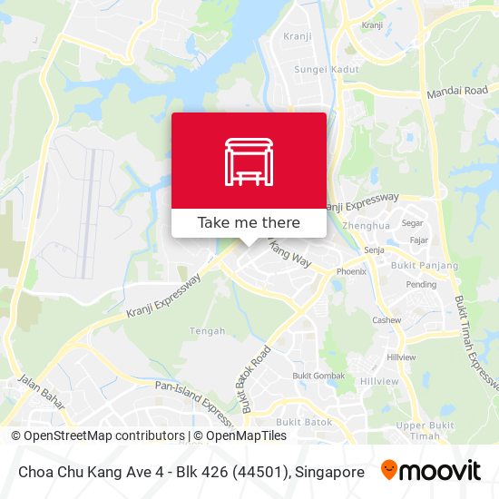 Choa Chu Kang Ave 4 - Blk 426 (44501) map