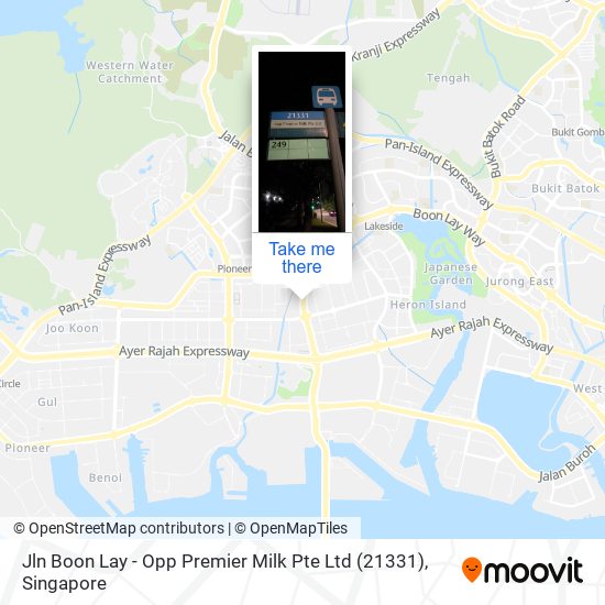 Jln Boon Lay - Opp Premier Milk Pte Ltd (21331) map